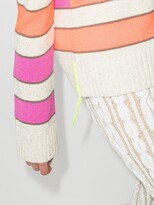 Thumbnail for your product : Mira Mikati Embroidered-Mushroom Striped Jumper