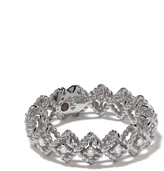 Thumbnail for your product : Roberto Coin 18kt white gold Roman Barocco diamond and ruby ring
