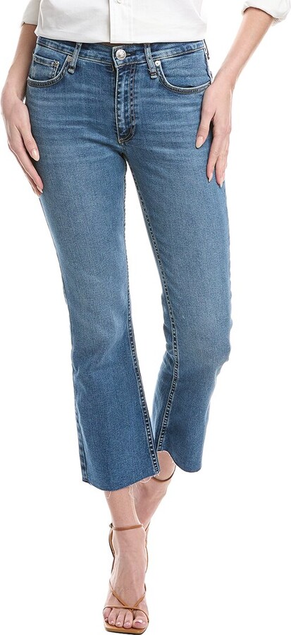 Rag & Bone Piper Mid-Rise Ankle Visalia Bootcut Jean