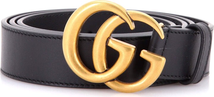 GUCCI GG Marmont Belt Leather Medium