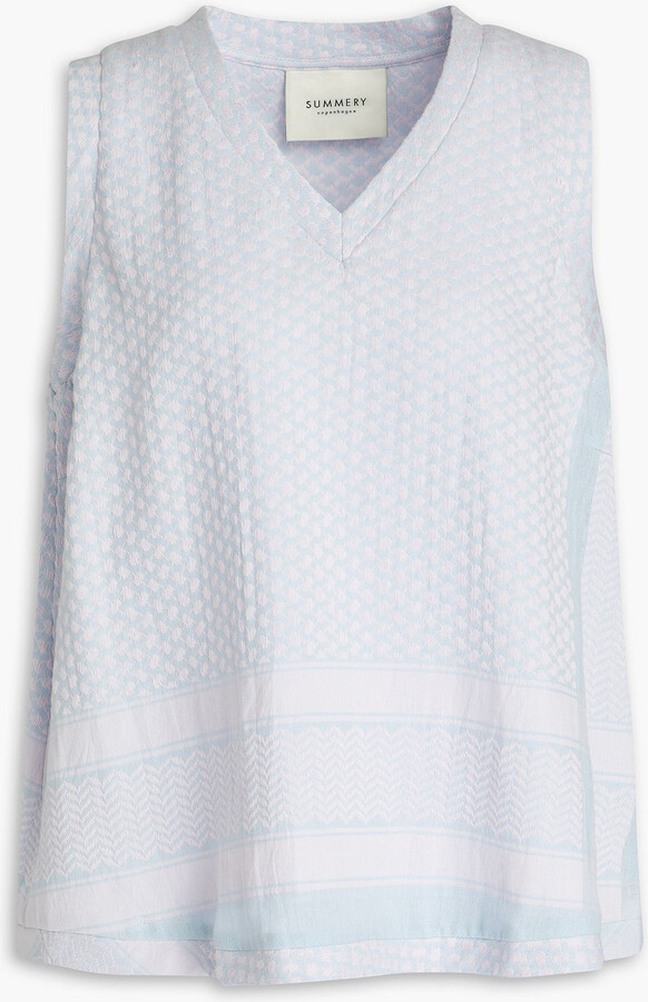 Summery Copenhagen Cottonjacquard top ShopStyle