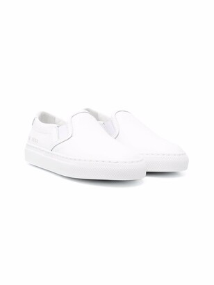 Common Projects Slip-On Leather Sneakers