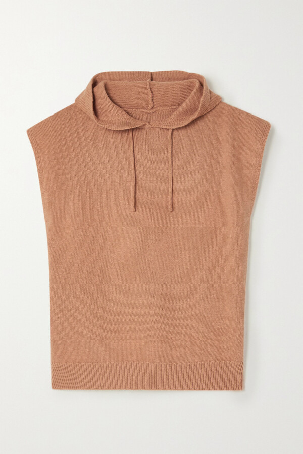 The Frankie Shop Juno Wool-blend Hoodie Brown ShopStyle - Main Image