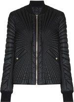 Thumbnail for your product : Moncler + Rick Owens Zip-Up Padded Bomber Jacket