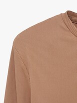 Thumbnail for your product : MANGO Long Sleeve Crop Top, Medium Brown