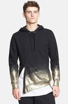 Thumbnail for your product : Drifter 'Melee' Spray Paint Fleece Hoodie with Side Zip Detail