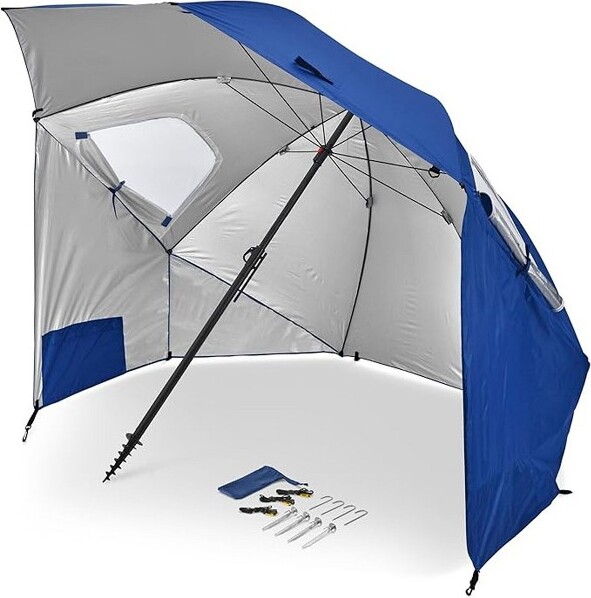 Sport-Brella Sport-BrellaPremierePortableSunUmbrellaXL,Blue