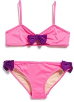 Thumbnail for your product : Milly Minis 'Mini Bow' Two-Piece Swimsuit (Toddler Girls)