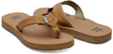 Thumbnail for your product : Toms Toffee Brown Men's Carilo Flip-Flops