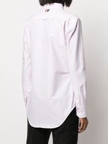 Thumbnail for your product : Thom Browne Logo Patch Buttoned Shirt
