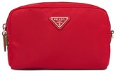 Thumbnail for your product : Prada Logo Plaque Zipped Make-Up Bag