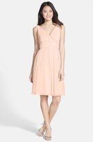 Thumbnail for your product : Donna Morgan 'Jessie' Twist Silk Chiffon Dress (Regular & Plus)