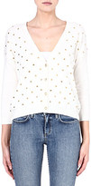 Thumbnail for your product : Juicy Couture Embellished cotton-blend cardigan