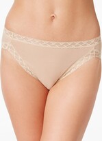 Thumbnail for your product : Natori Bliss Lace-Trim Cotton French-Cut Brief Underwear 152058