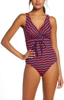 Tommy Bahama Sea Swell Stripe One-Piece Swimsuit