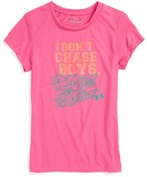 Thumbnail for your product : Under Armour 'Girls Run Faster' Tee (Little Girls)