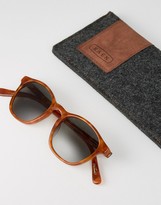 Thumbnail for your product : Raen St Malo Round Sunglasses In Bengal Tort