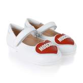 Thumbnail for your product : Moschino MoschinoGirls White & Red Heart Shoes