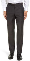 Thumbnail for your product : Ted Baker Jefferson Flat Front Solid Wool Trousers