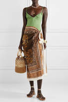 Thumbnail for your product : Johanna Ortiz Welcome To The Jungle Printed Cotton-voile Pareo - Brown