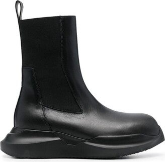 Rick Owens Geth Beatle leather Chelsea boots