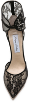 Thumbnail for your product : Monique Lhuillier Lace Accent Heels