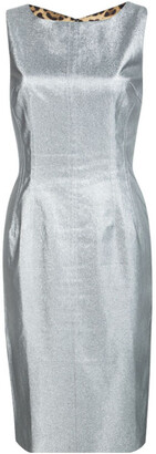silver sheath dress