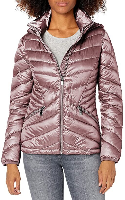 full length packable down coat