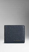 Thumbnail for your product : Burberry Signature Grain Leather Folding Wallet