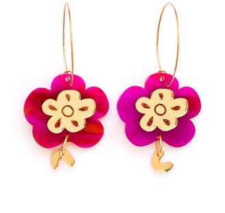 Fuchsia Earrings | Shop the world's largest collection of fashion 