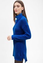 Thumbnail for your product : Forever 21 Longline Turtleneck Sweater