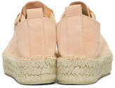 Thumbnail for your product : Manebi Pink Hamptons Double Sneaker Espadrilles