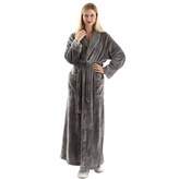 Lingerie Sleep Lounge Domii Womens Long Thick Fleece Robe Soft