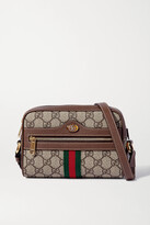 Thumbnail for your product : Gucci Ophidia Small Leather-trimmed Printed Coated-canvas Camera Bag