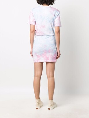 Chiara Ferragni Tie-Dye Print Cotton Dress