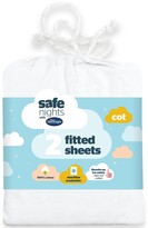 Thumbnail for your product : Silentnight Pack Of 2 Jersey Fitted Cot Sheets