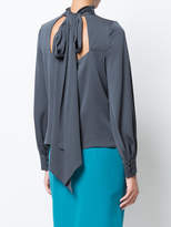 Thumbnail for your product : Milly turtle-neck fitted blouse