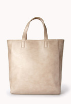Thumbnail for your product : Forever 21 City-Chic Faux Leather Tote