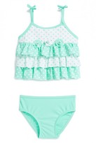 Thumbnail for your product : Little Me 'Mixed Dot' Two-Piece Swimsuit (Baby Girls)
