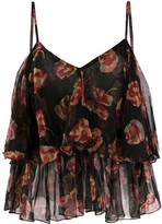 Thumbnail for your product : Mes Demoiselles Floral Print Camisole