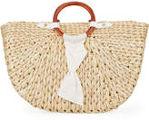 Thumbnail for your product : Pamela Munson Bimini Corn Husk Crescent Tote Bag