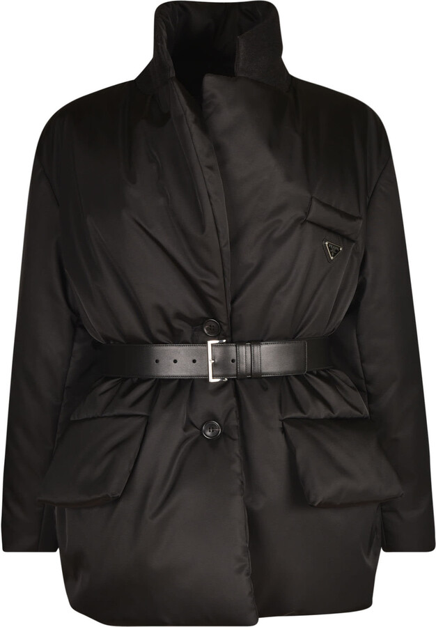 Prada Belted Jacket - ShopStyle