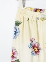 Thumbnail for your product : MonnaLisa TEEN floral print trousers