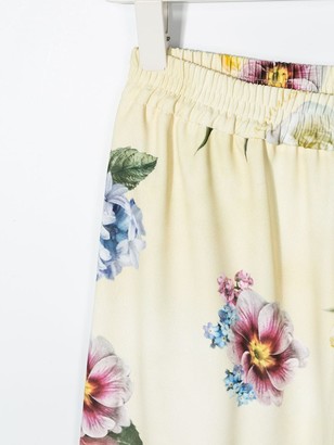 MonnaLisa TEEN floral print trousers