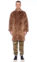Thumbnail for your product : Mark McNairy New Amsterdam Faux Fur Reversible Coat