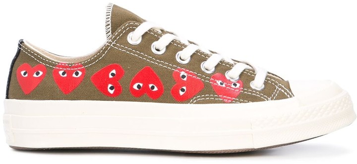 comme des garçons x converse multi heart