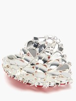 Thumbnail for your product : Art School Heart Crystal-embellished Brooch - Red
