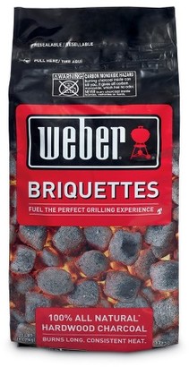 Weber Natural Hardwood Briquettes - 20lb bag