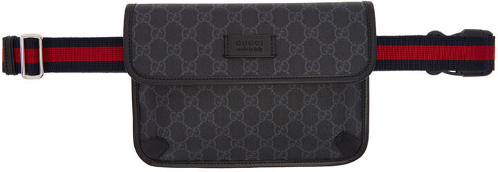 Gucci Unisex GG Guccissima Small Canvas GG Waist Belt Bag Logo Fanny Pack  Bag NE