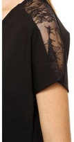 Thumbnail for your product : Alice + Olivia V Neck Lace Combo Dress